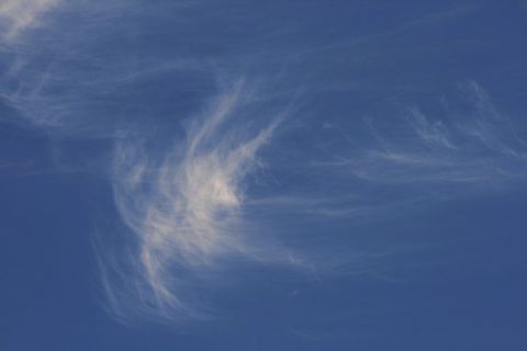 云，白，气，薄，雾，天，蓝，云天