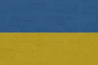 乌克兰，国旗，国家，乌克兰国旗，黄色，墙壁建筑特征，蓝色，背景