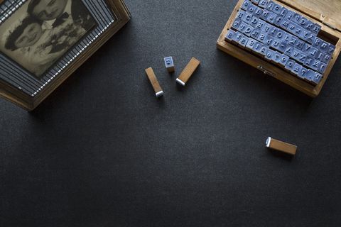 克罗地亚，萨格勒布，模板，工作，桌面，记忆，黑桌子，桌子