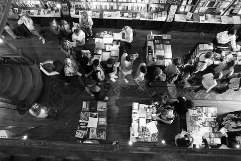 葡萄牙，波尔图，人群，零售，购物，大人群，真人，成年人