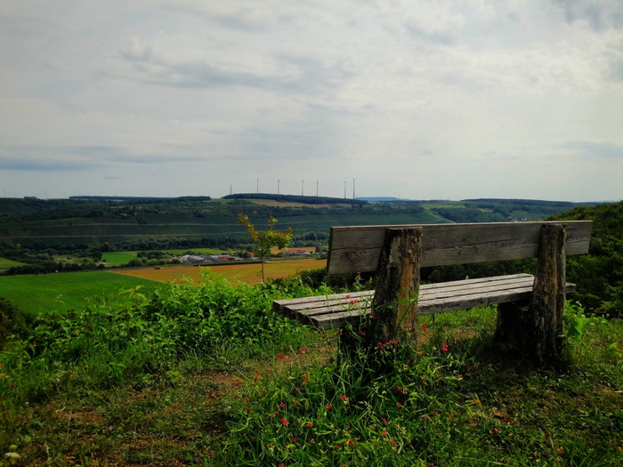 河岸，maintal，山谷，远处，视图，远景，outlook，sky