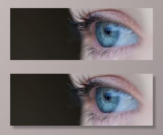 人类蓝眼睛，眼睛，蓝色，睫毛，视觉，化妆品，女人