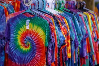 扎染, T 恤, 鲜艳的色彩, 嬉皮士, 多色, 变化, 选择, 大组对象