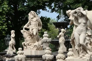 德累斯顿，茨温格，犬舍，德国，雕像，雕塑，艺术，女人