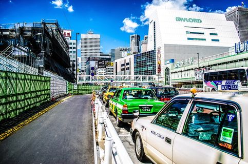 街道、汽车、景观、城市、交通、建筑、交通方式、建筑结构