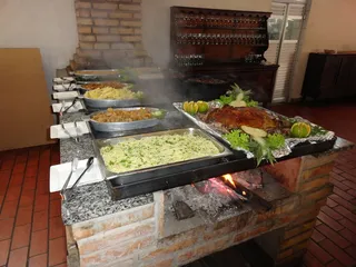 食物、家、饥饿、餐厅、猪、柴火、自助餐、膳食