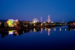 斯图加特，德国，派对，城市，夜晚，弗吕赫林节，宴会，春节