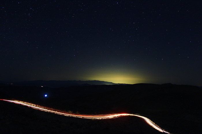 黑暗、夜晚、旅行、户外、景观、风景、道路、灯光