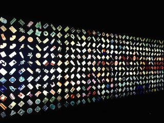 灯光、墙壁、彩色、结构、图案、重复、创意、延续