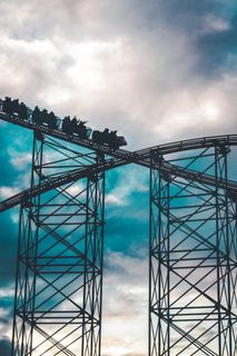 布莱克浦，英国，过山车，大一号，主题公园，集市，游乐场，游乐设施