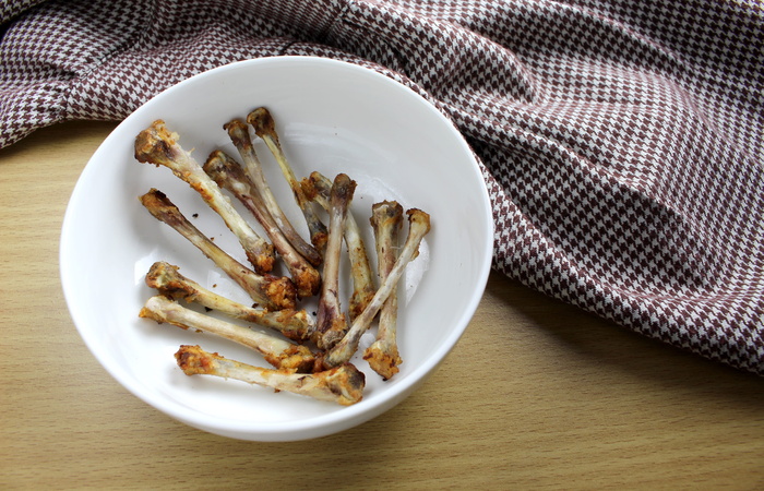 食物，鸡肉，腿，骨头，翅膀，吃，油炸，吃