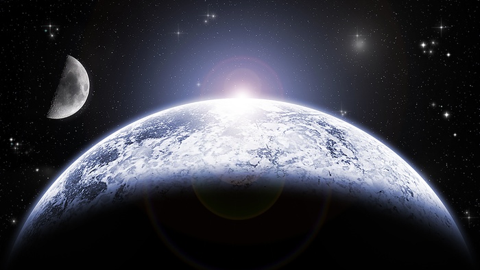 白色、行星、数字、壁纸、月球、太空、天文学、银河系