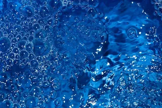 背景，蓝色，气泡，干净，清晰，特写，特写