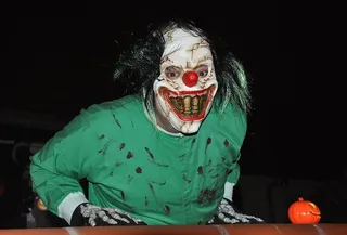 万圣节，面具，恐怖，恐怖，看镜头，幽灵，肖像，怪物-虚构人物