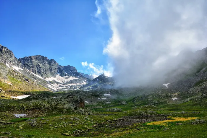 自然，景观，卡卡，景观自然，草，山，绿色，和平