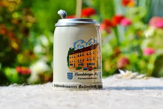 啤酒杯，克鲁格，啤酒杯，烧杯，陶瓷，啤酒，马克杯，巴伐利亚