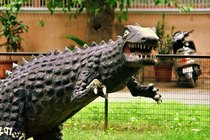 恐龙、模型、雕塑、写实、恐怖、动物园、动物、动物主题