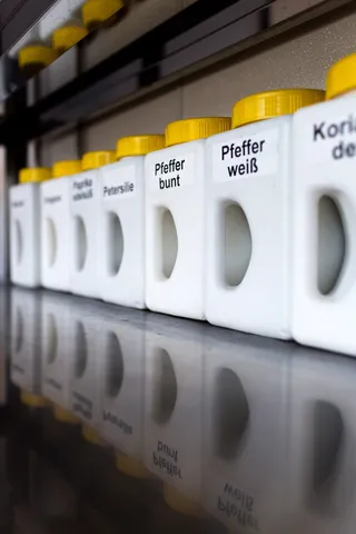 香料，香料，胡椒，欧芹，罐，容器，盒，辣椒