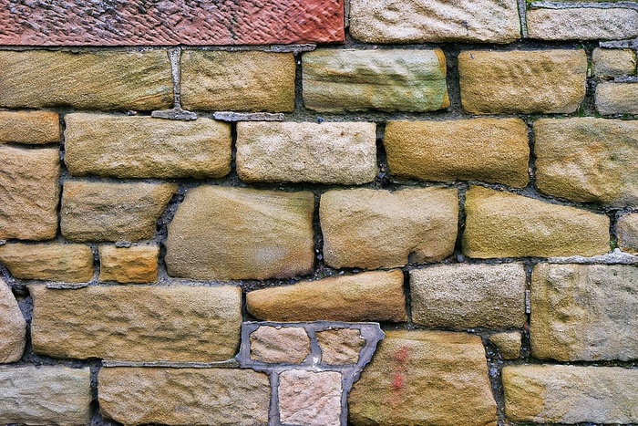砖墙特写照片