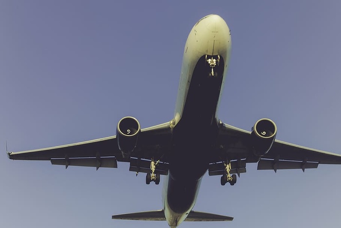 飞机，空中客车，飞机，飞机，飞行，起落架，飞行器，天空