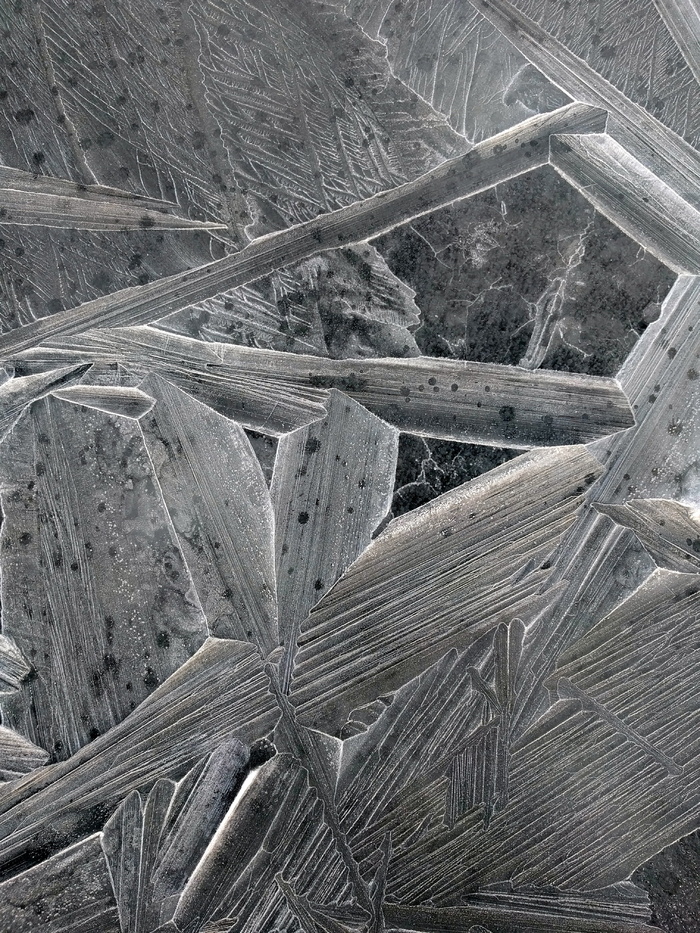 冰，图案，美丽，水，湖，线条，设计，冬天