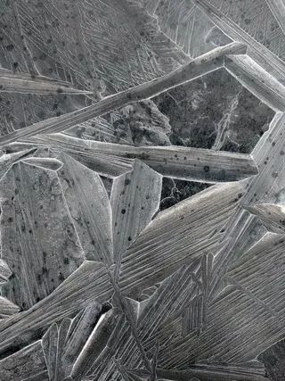 冰，图案，美丽，水，湖，线条，设计，冬天