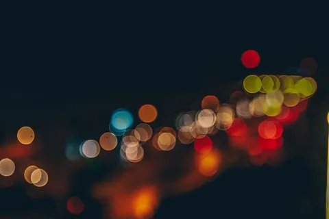 越南，nguyễn trãi、颜色、色彩、波基、夜晚、灯光、道路