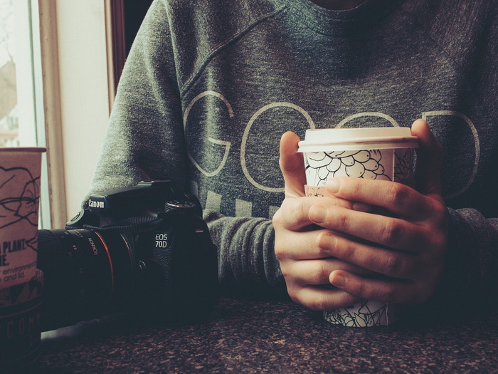 美国，saugatuck，相机，一起，吃饭，咖啡馆，人，咖啡