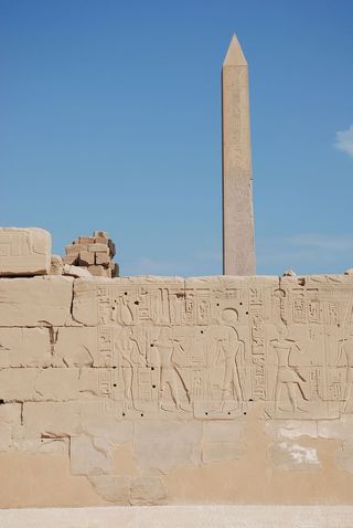 埃及，古代，考古学，卢克索，卡纳克，寺庙，纪念碑，圆柱