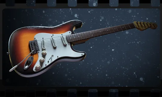 棕色电吉他, 吉他, 电吉他, 弦乐器, 乐器, 电, 摇滚音乐, 摇滚