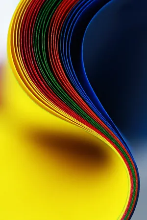 彩色纸，抽象，插图，静物画，纸张，彩色，扭曲，设计