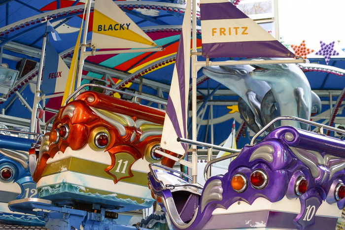快乐，旋转木马，快乐水手，公平，所有圣徒，soest，allerheiligenkirmes，游乐园