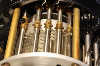 curta, 机械, 计算器, 传输, 轴, 金属, 乐器, 选择性焦点