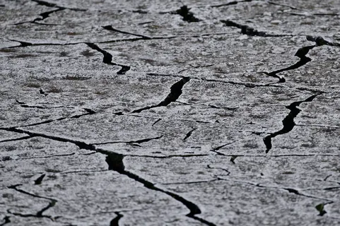 水、冰、图案、纹理、自然、户外、湖泊、裂缝