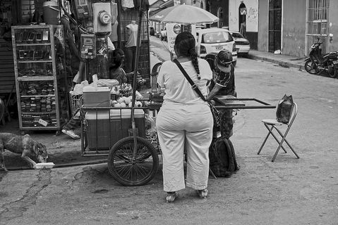 尼加拉瓜，格拉纳达，商店，水果，格拉纳达街，脸，索尼alpha 7 s，人