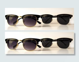 太阳镜，时尚，雷朋，镜片，眼镜，保护，反射，白色背景