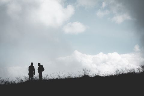 瑞士，brienz，brienzergrat，天空，多云，形状，最小，黑色