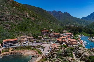 waters，travel，coast，panorama，city，corsica，sardinia，壁纸