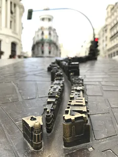 马德里，埃斯帕尼亚，科尔特斯，西班牙，格兰维亚，白天，建筑，街道