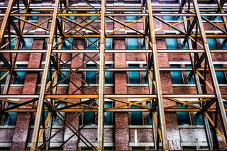 建筑结构，建筑，全框架，背景，建筑外观，金属，无人，白天