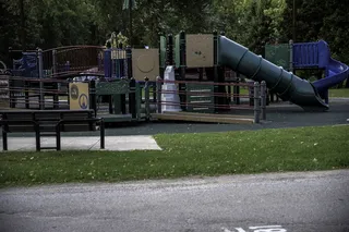 密歇根州J.W.威尔斯州立公园的游乐场