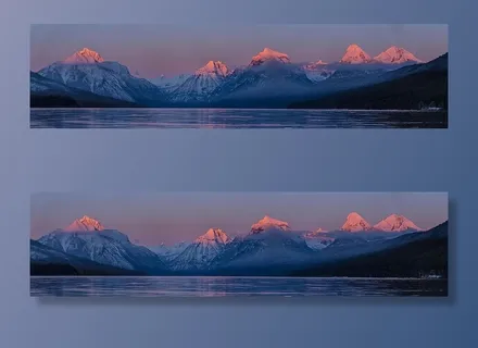 黎明，风景，山脉，日落，黄昏，湖泊，麦克唐纳湖，雄伟