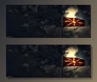 马其顿、国旗、国家、*、欧洲、旗帜、基塞沃、设计