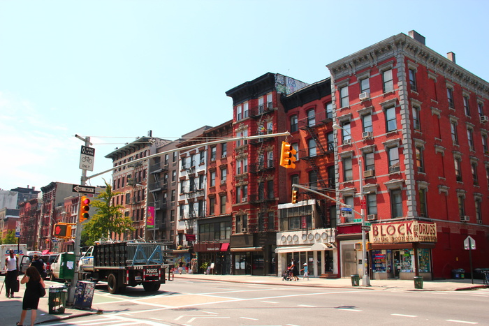 纽约，下东区，下东区，第二街，第六街，大城市，城市生活，纽约警察