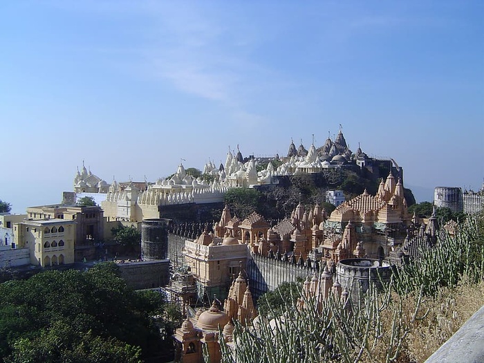 印度，帕利塔纳，耆那教，神圣，城镇，历史，风景，手表，宗教