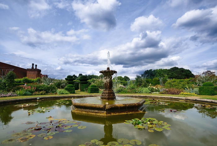 棕色，户外，喷泉，白天，背景，美丽，建筑，美丽