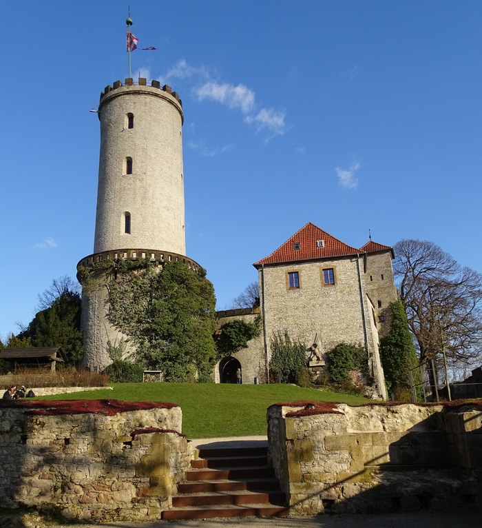 德国, 比勒费尔德, sparrenburg, 历史, 中世纪, 塔, 名胜古迹, 城堡