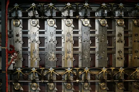 灰色、金属、机械、零件、计算机、代码、断路器、技术