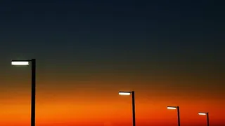 黑暗，黎明，黄昏，灯光，剪影，天空，日出，日落