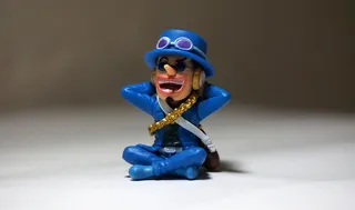 玩具, 塑像, 人, 男, 坐, 日本, 动漫, 动画片